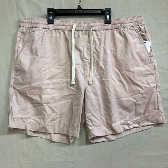 NWT Goodfellow & Co Men's Size 7 Ash Pink Elevated Corduroy Pull-On Shorts - Picture 4 of 12